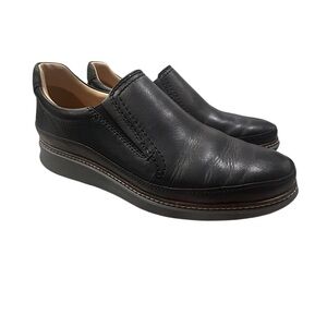 Samuel Hubbard Rafael Men's Black Leather Slip-On‎ Shoes 11.5